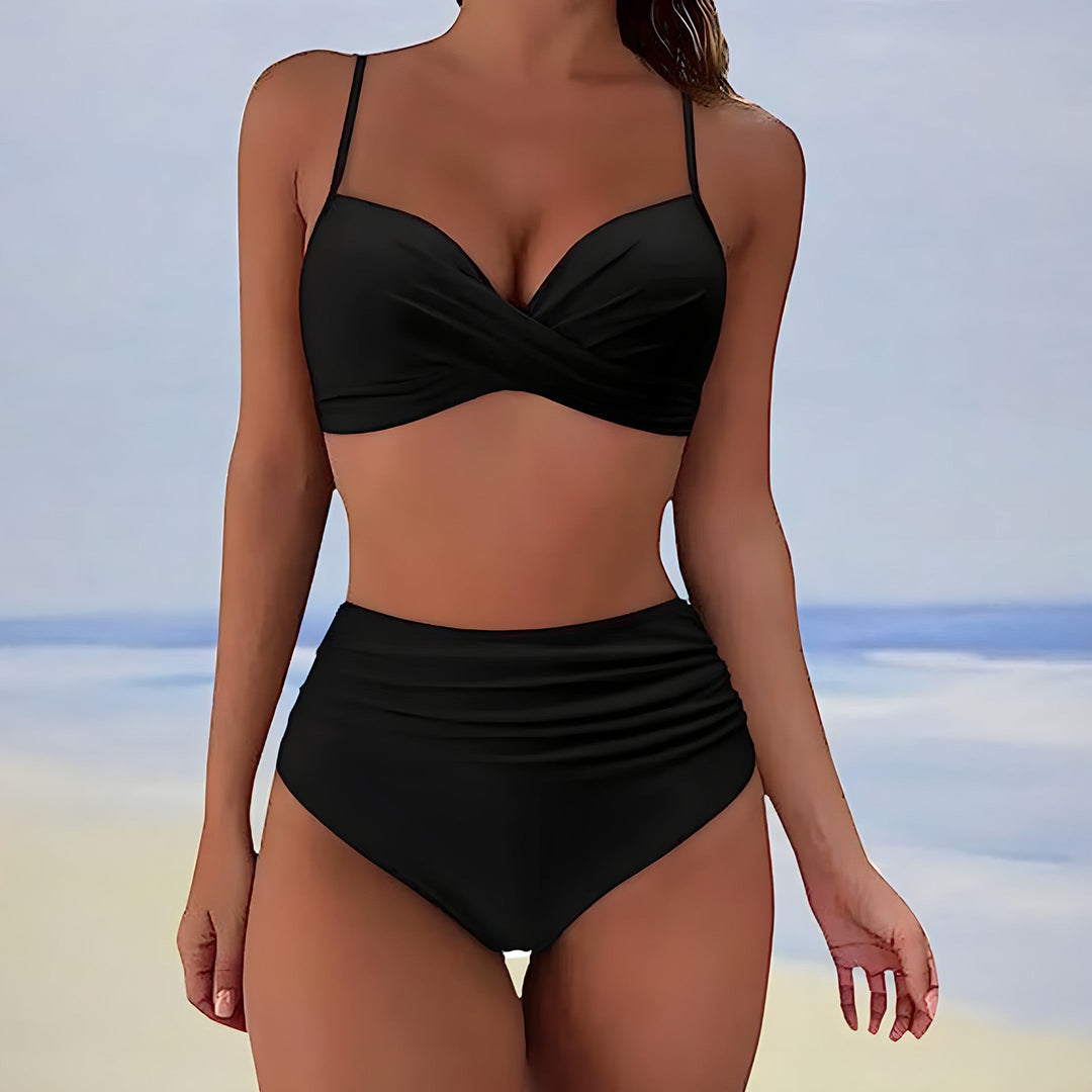 Mirla | Stilig högmidjad bikini-Eva Jonsson