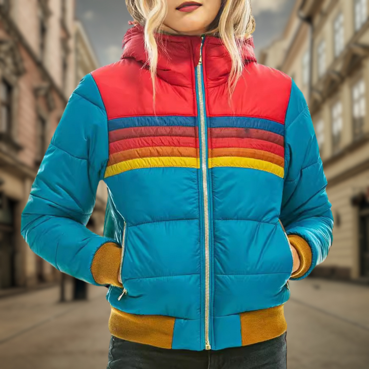 Mirla | Stilig höst retro klassisk jacka för kvinnor-Eva Jonsson