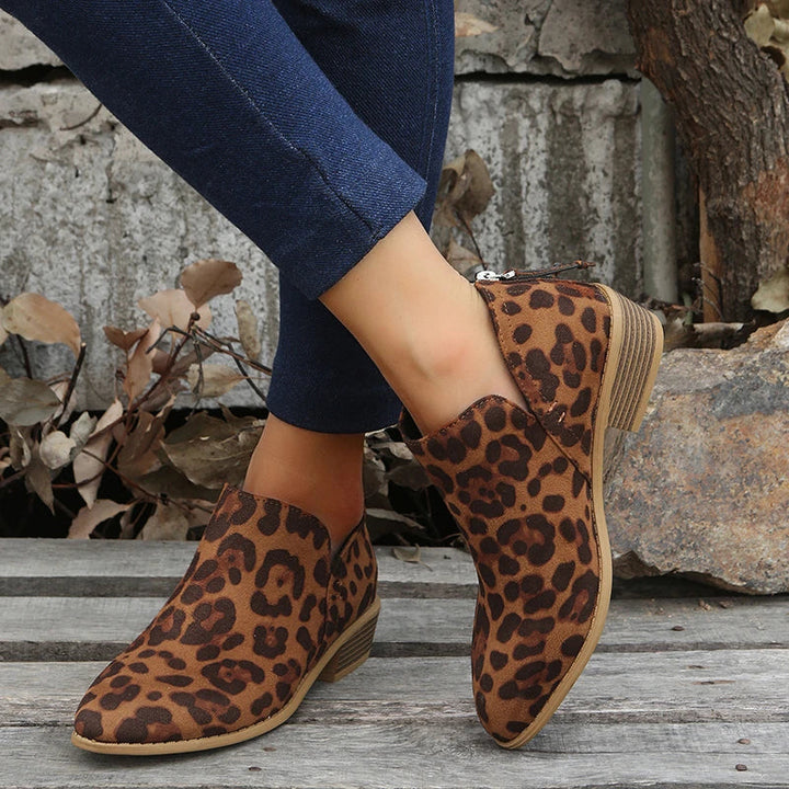 Mirla | Stiliga Mockaskinn Ankelboots Med-Eva Jonsson
