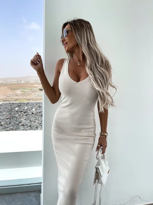 Mirla | Stiligt Off Shoulder Crop Top och Midi Kjol Set-Eva Jonsson