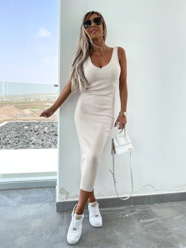 Mirla | Stiligt Off Shoulder Crop Top och Midi Kjol Set-Eva Jonsson