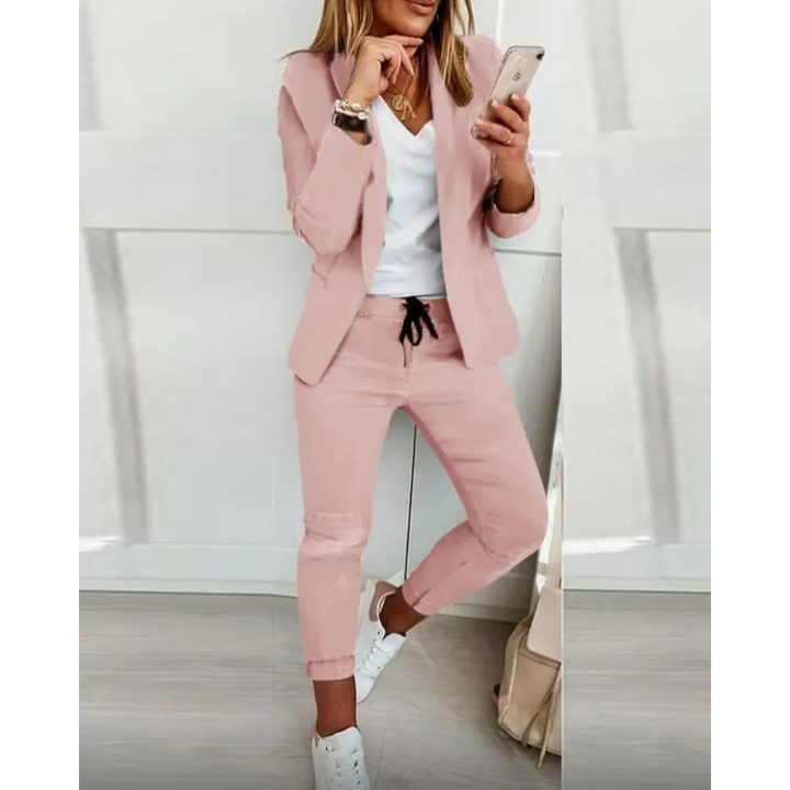 Mirla | Stiligt dam blazer och byxset-Eva Jonsson