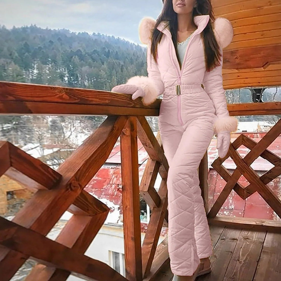 Mirla | Stilren Vinter Casual Snowboard Skidoverall med Dragkedja för Damer-Eva Jonsson