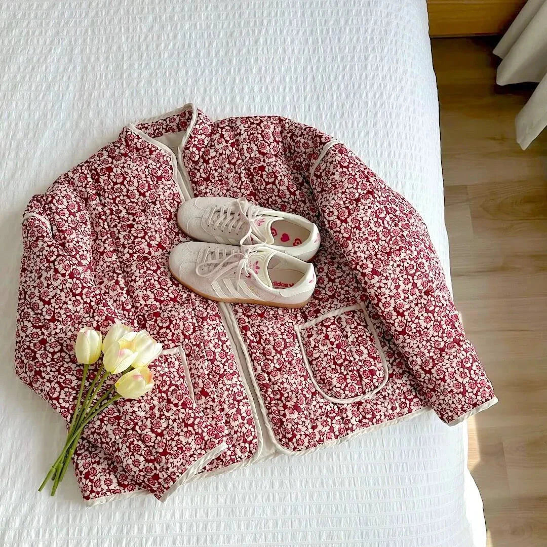 Mirla | Stoppad Blommjacka-Eva Jonsson