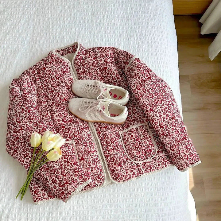 Mirla | Stoppad Blommjacka-Eva Jonsson