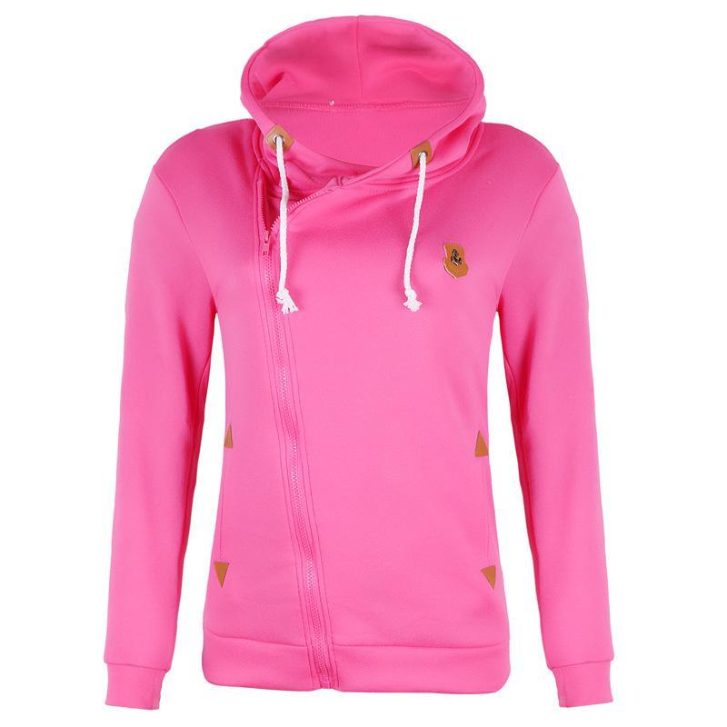Mirla | Storlek Dragkedja Fickor med Dragsko Hoodie-Eva Jonsson