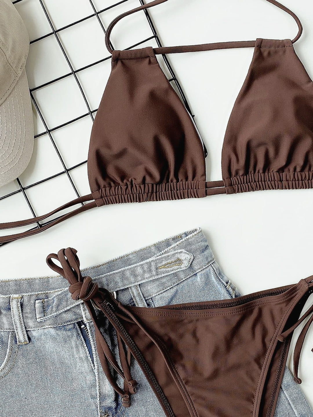 Mirla | Strapless Rynkad Bikini Set-Eva Jonsson