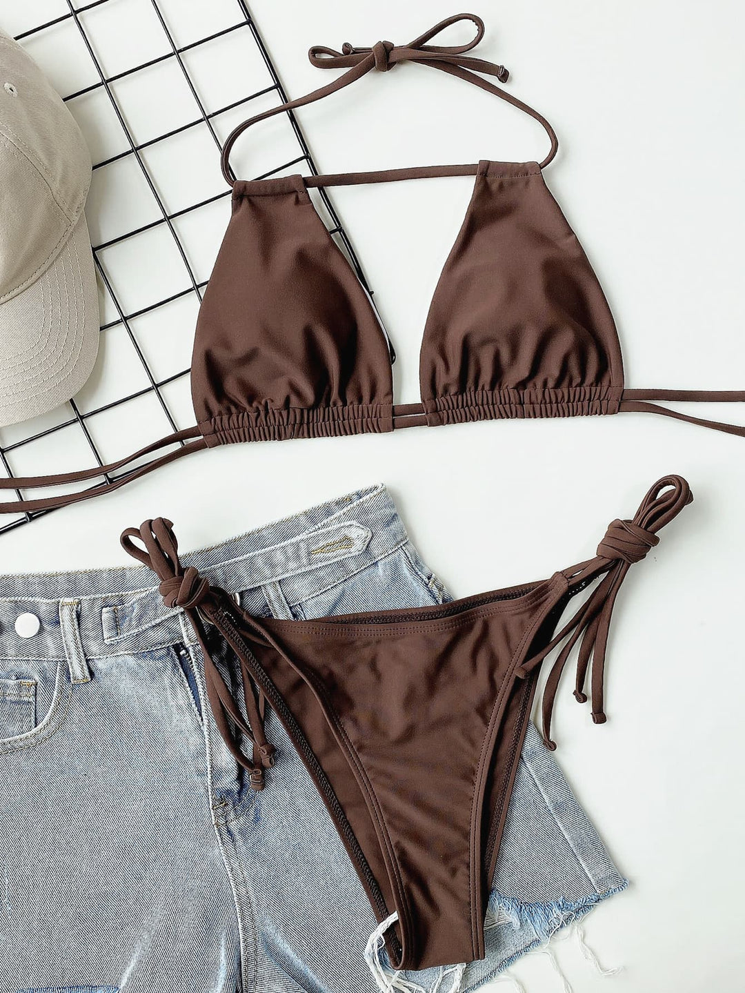Mirla | Strapless Rynkad Bikini Set-Eva Jonsson