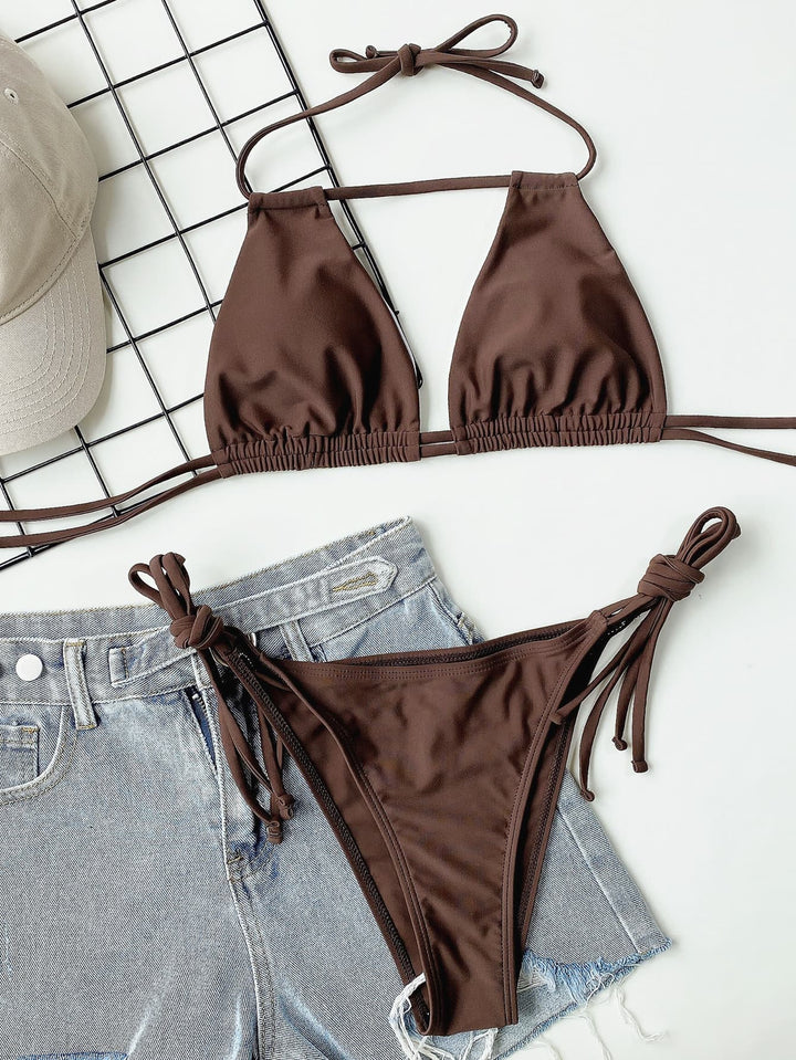 Mirla | Strapless Rynkad Bikini Set-Eva Jonsson