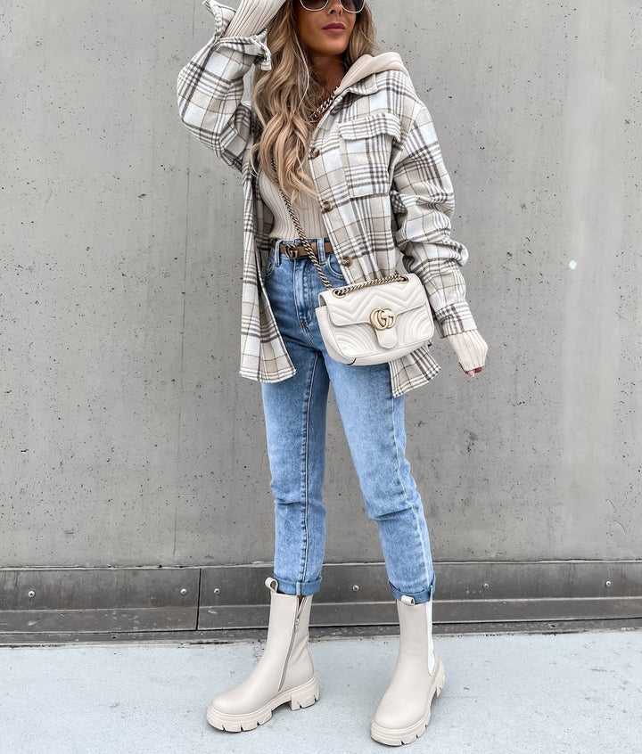 Mirla | Street Style Chic Rutjacka med Huva-Eva Jonsson