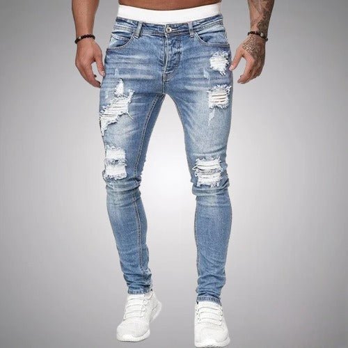 Mirla | Stretch Ripped Jeans för män-Eva Jonsson