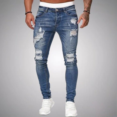 Mirla | Stretch Ripped Jeans för män-Eva Jonsson