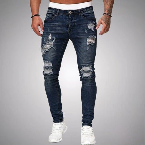 Mirla | Stretch Ripped Jeans för män-Eva Jonsson