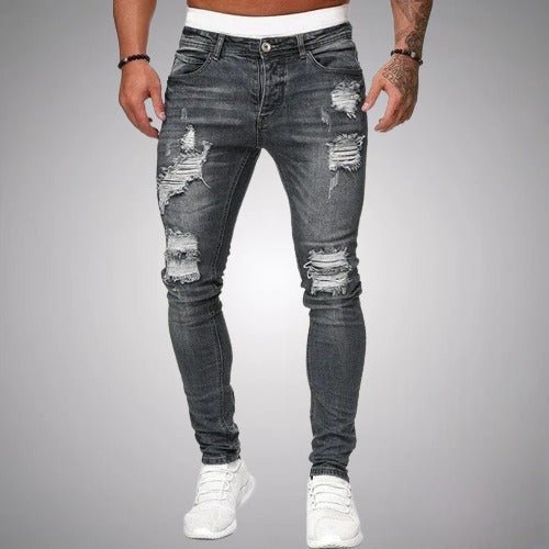 Mirla | Stretch Ripped Jeans för män-Eva Jonsson