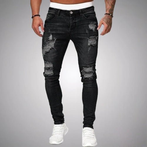 Mirla | Stretch Ripped Jeans för män-Eva Jonsson