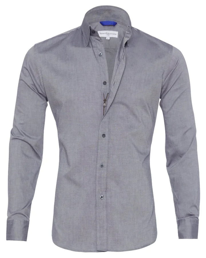 Mirla | Stretch Zip Skjorta (Skjorta)-Eva Jonsson