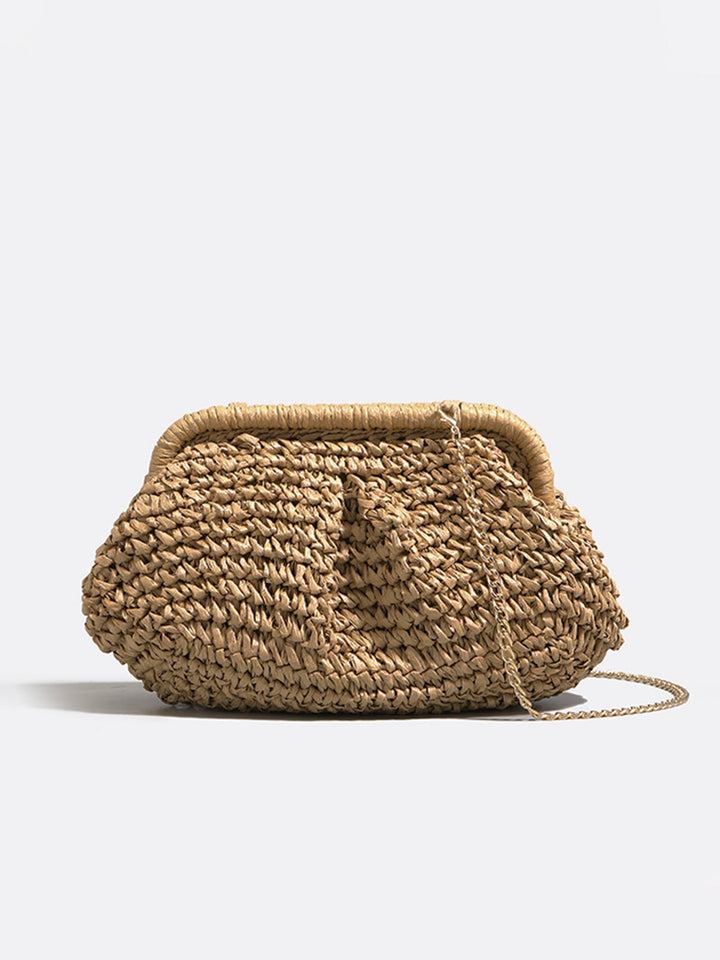 Mirla | Strohhatt Clutch-väska-Eva Jonsson