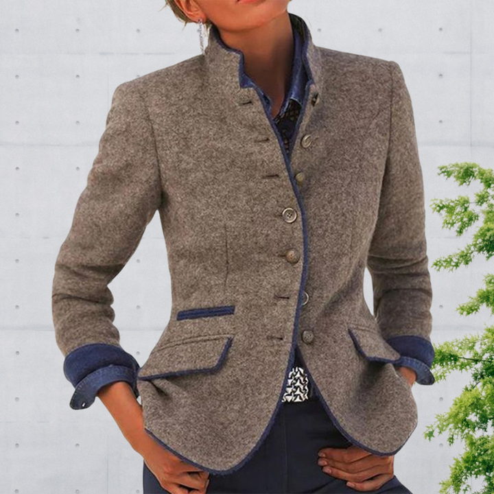 Mirla | Strukturerad blazer för damer-Eva Jonsson