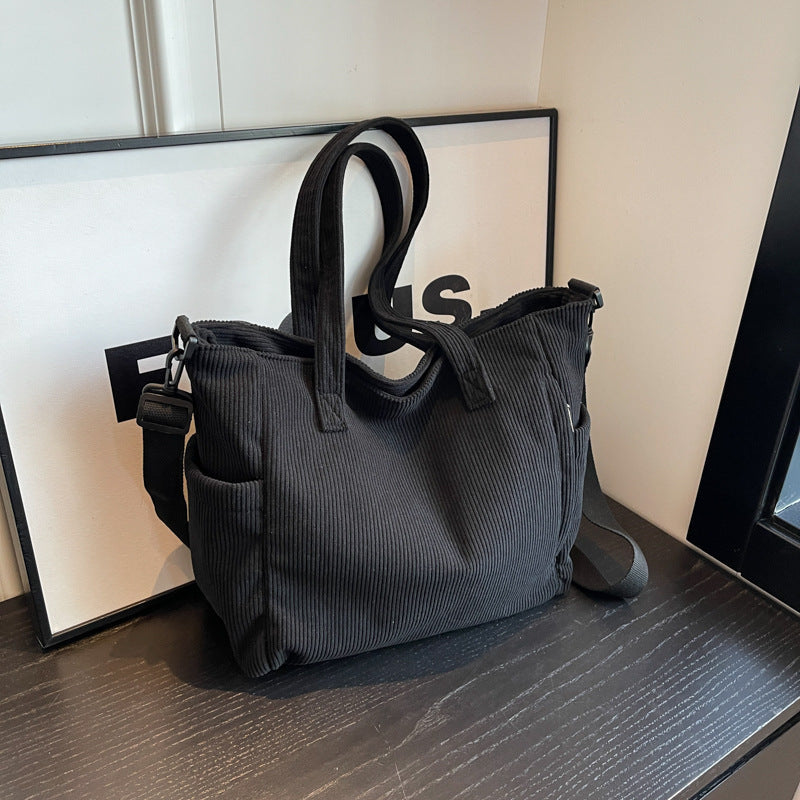 Mirla | Student Tote Cordväska-Eva Jonsson