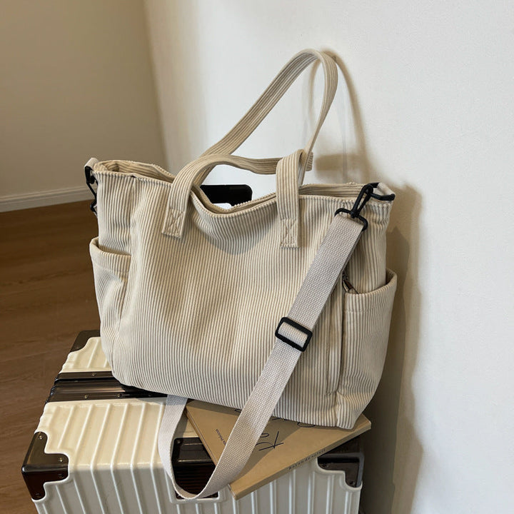 Mirla | Student Tote Cordväska-Eva Jonsson