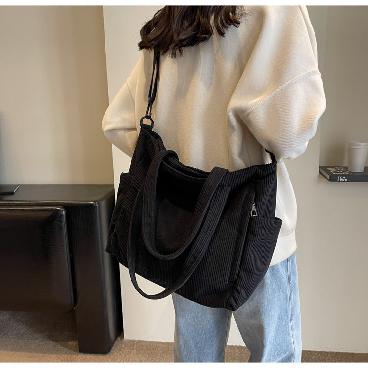 Mirla | Student Tote Cordväska-Eva Jonsson