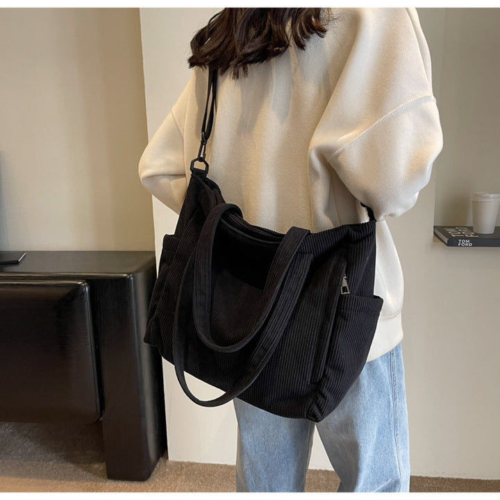 Mirla | Student Tote Cordväska-Eva Jonsson