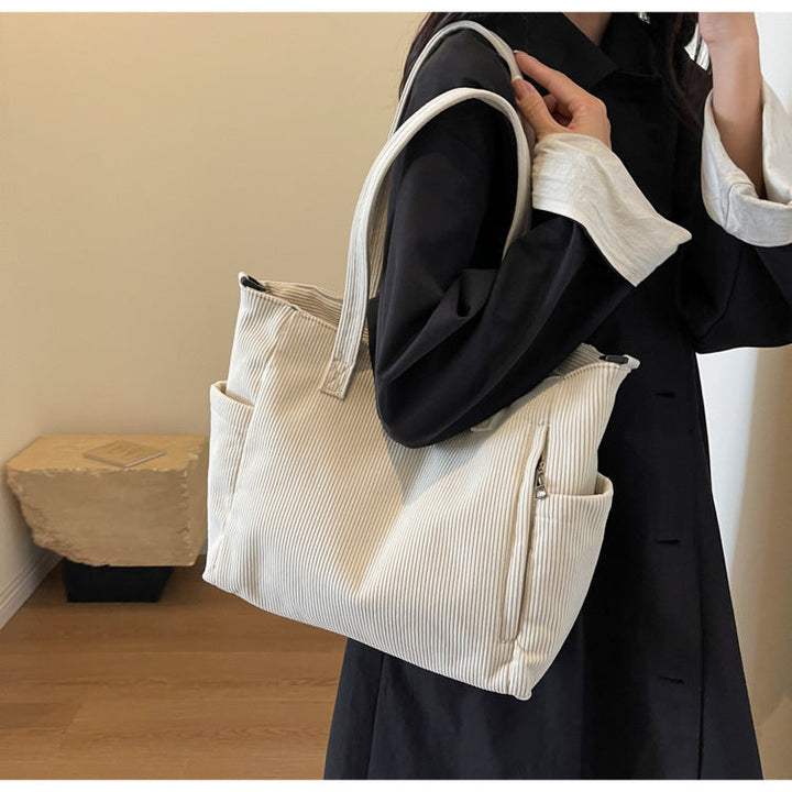 Mirla | Student Tote Cordväska-Eva Jonsson