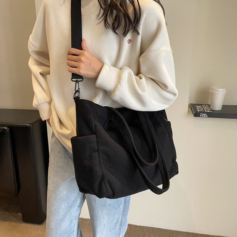 Mirla | Student Tote Cordväska-Eva Jonsson