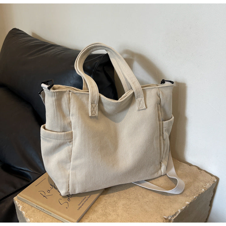 Mirla | Student Tote Cordväska-Eva Jonsson