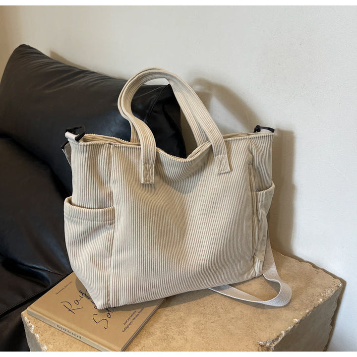 Mirla | Student Tote Cordväska-Eva Jonsson