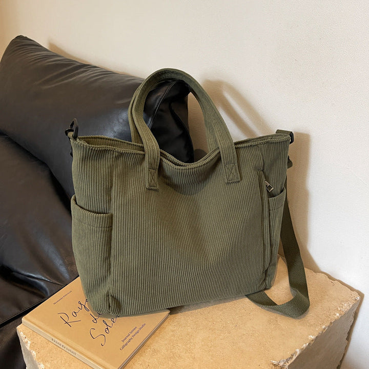 Mirla | Student Tote Cordväska-Eva Jonsson