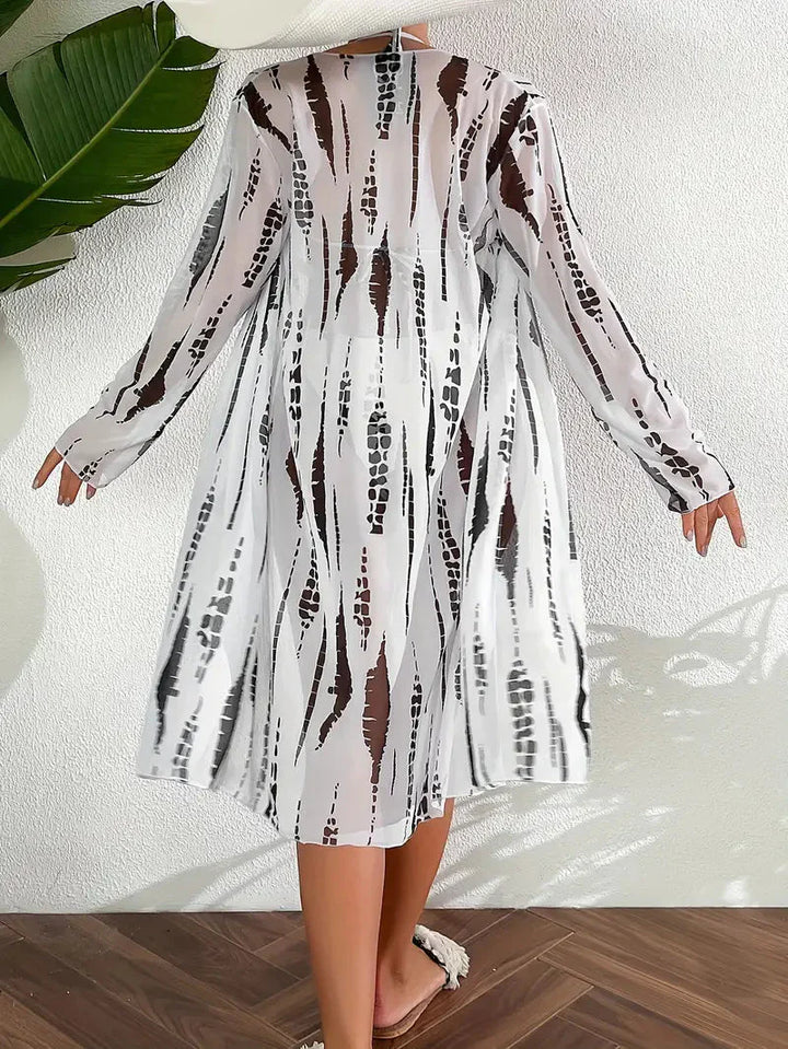 Mirla | Stycke strandkläder, triangel, hög skärning, bikini-set, strandoverall-Eva Jonsson