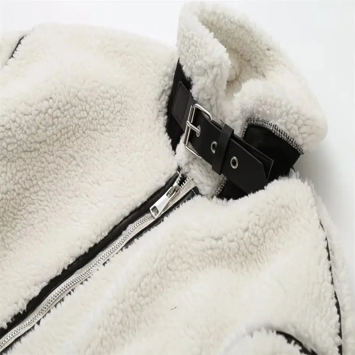 Mirla | Stylish Fake-Fur-Jacka-Eva Jonsson