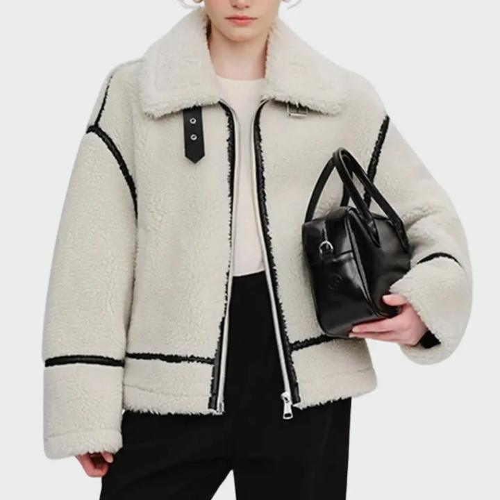 Mirla | Stylish Fake-Fur-Jacka-Eva Jonsson