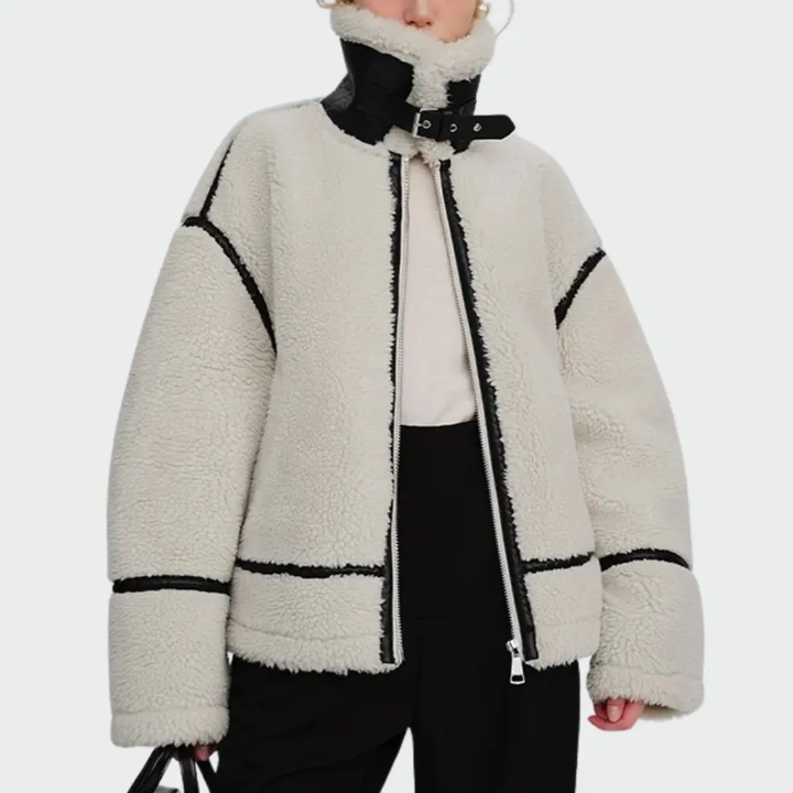 Mirla | Stylish Fake-Fur-Jacka-Eva Jonsson