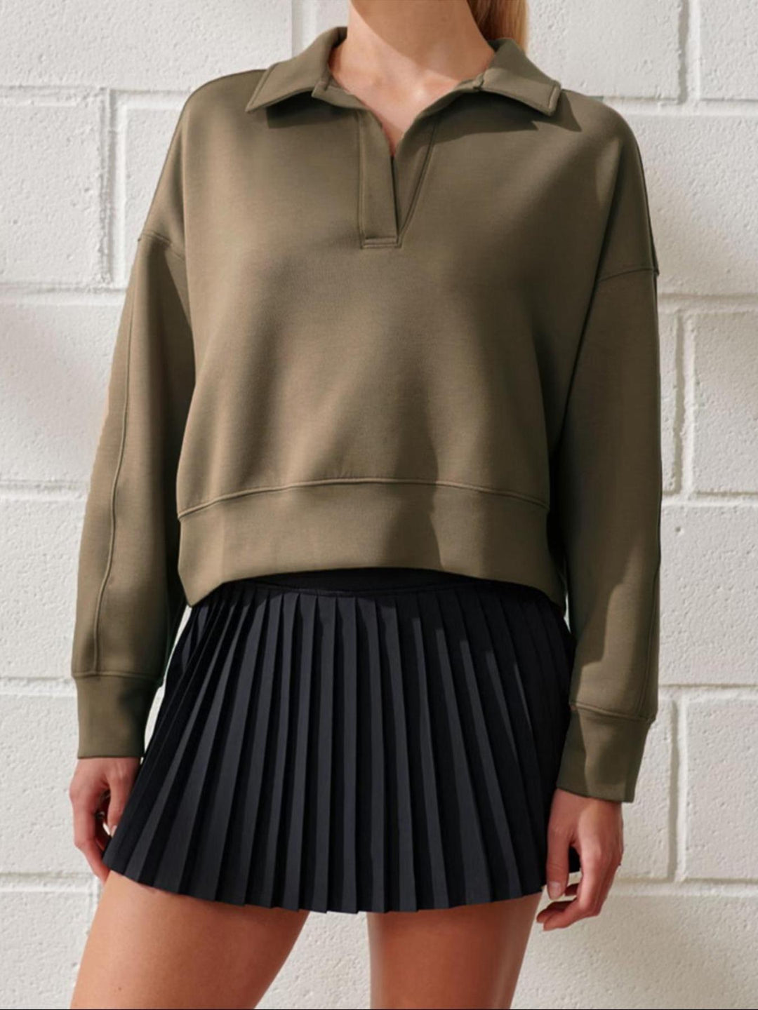 Mirla | Sweater med Krage-Eva Jonsson