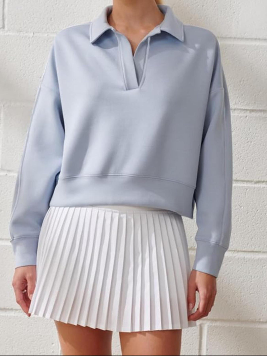 Mirla | Sweater med Krage-Eva Jonsson