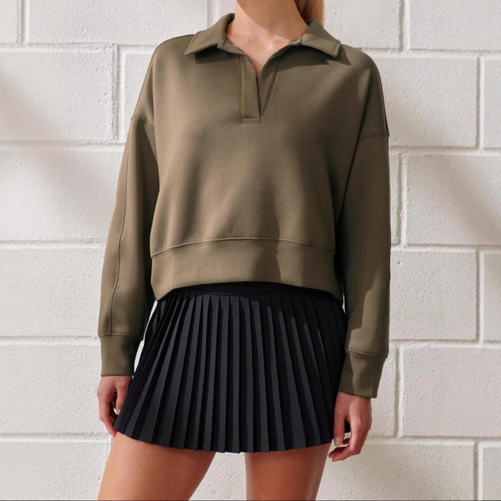 Mirla | Sweater med Krage-Eva Jonsson
