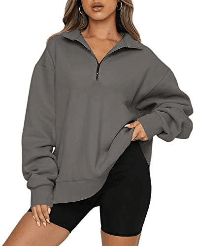 Mirla | Sweatshirt med Krage för Kvinnor-Eva Jonsson