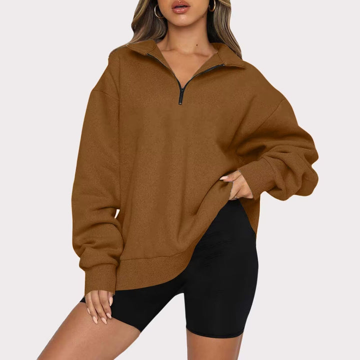 Mirla | Sweatshirt med Krage för Kvinnor-Eva Jonsson