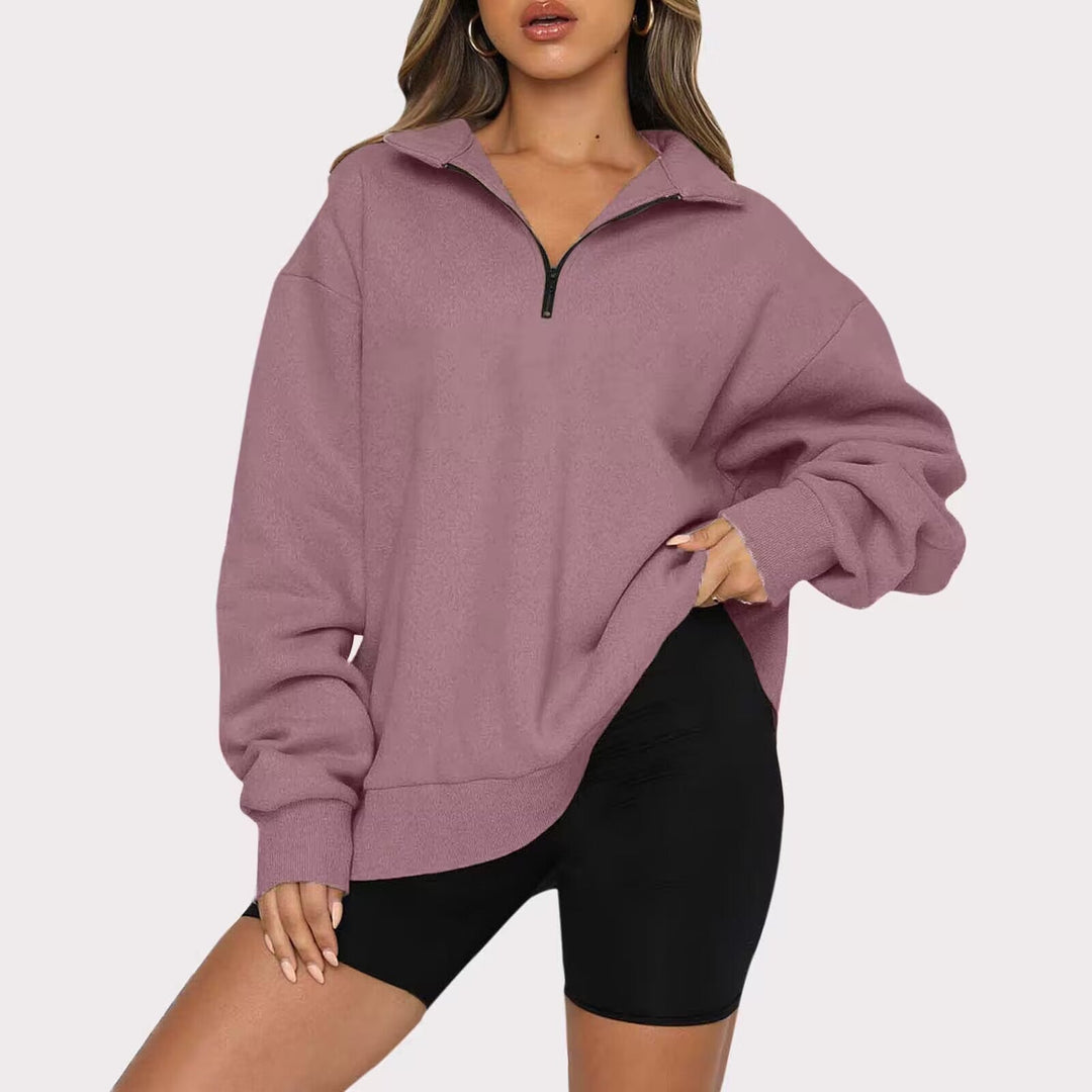 Mirla | Sweatshirt med Krage för Kvinnor-Eva Jonsson