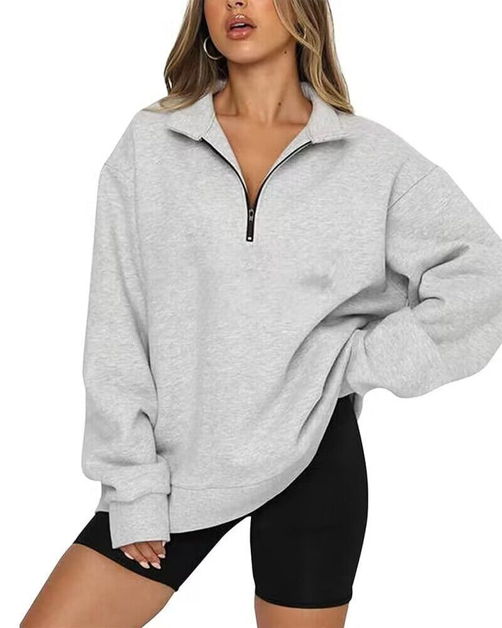 Mirla | Sweatshirt med Krage för Kvinnor-Eva Jonsson
