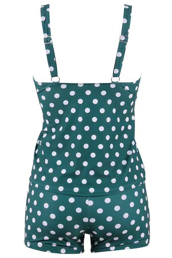 Mirla | Tankini-set med prickar för damer-Eva Jonsson