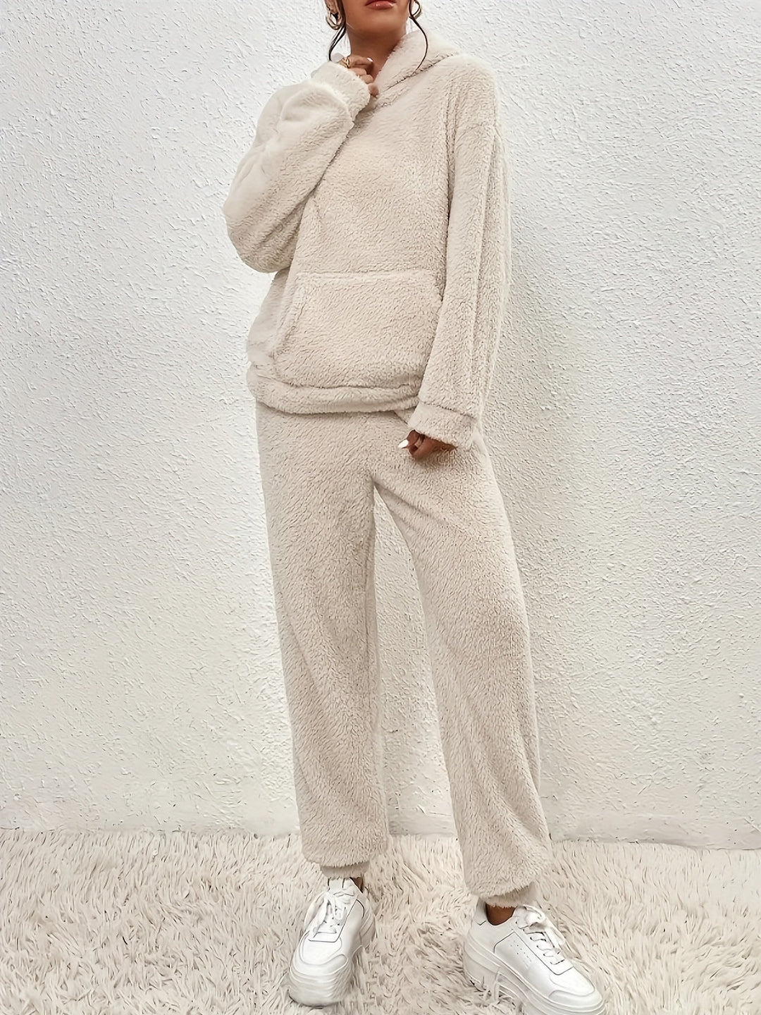 Mirla | Teddy Dam Vinterset med Hoodie och Byxor-Eva Jonsson