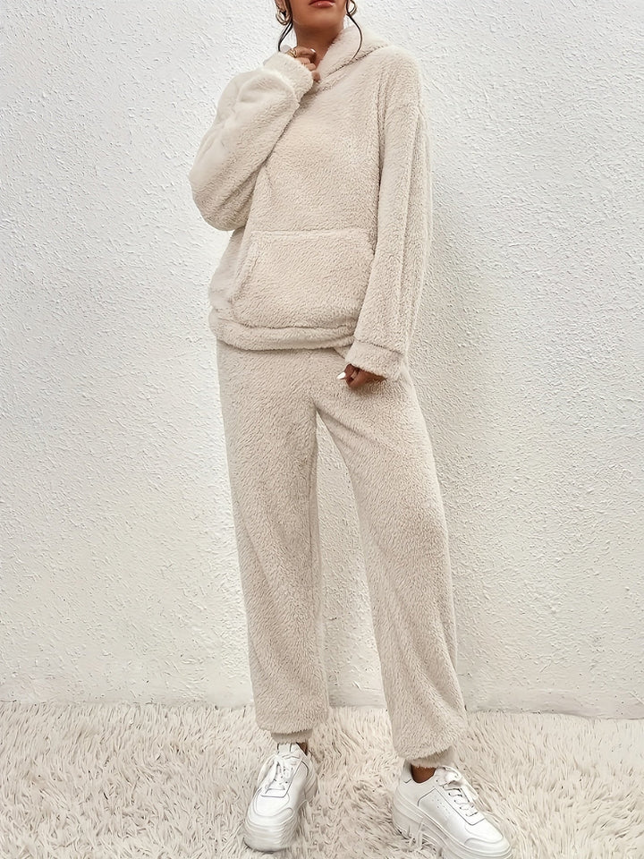 Mirla | Teddy Dam Vinterset med Hoodie och Byxor-Eva Jonsson