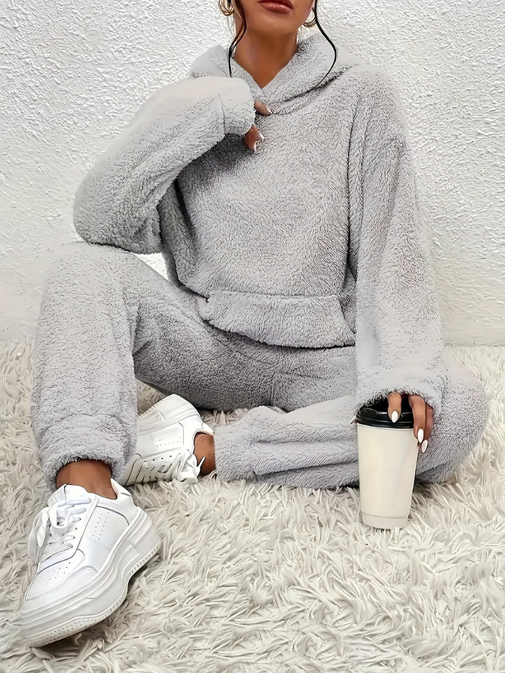 Mirla | Teddy Dam Vinterset med Hoodie och Byxor-Eva Jonsson