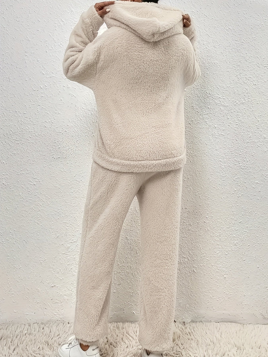 Mirla | Teddy Dam Vinterset med Hoodie och Byxor-Eva Jonsson