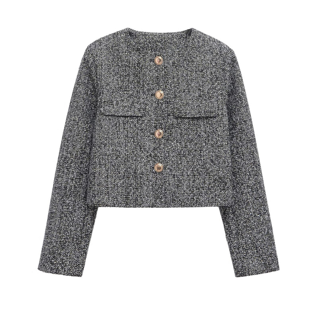 Mirla | Texturerat Litet Chanel-Stil Jackett-Eva Jonsson