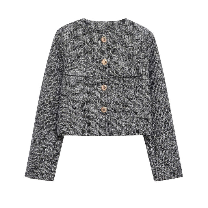 Mirla | Texturerat Litet Chanel-Stil Jackett-Eva Jonsson