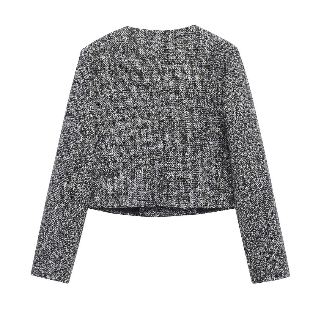 Mirla | Texturerat Litet Chanel-Stil Jackett-Eva Jonsson